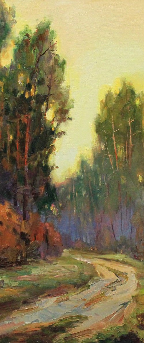 "Evening in the forest" by Alisa Onipchenko-Cherniakovska