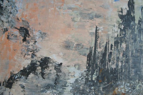 CANVAS ONLY - Middle Earth - 200 x 100 cm - XXXL (80 x 40 inches)