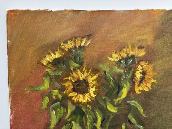Sunflowers still life