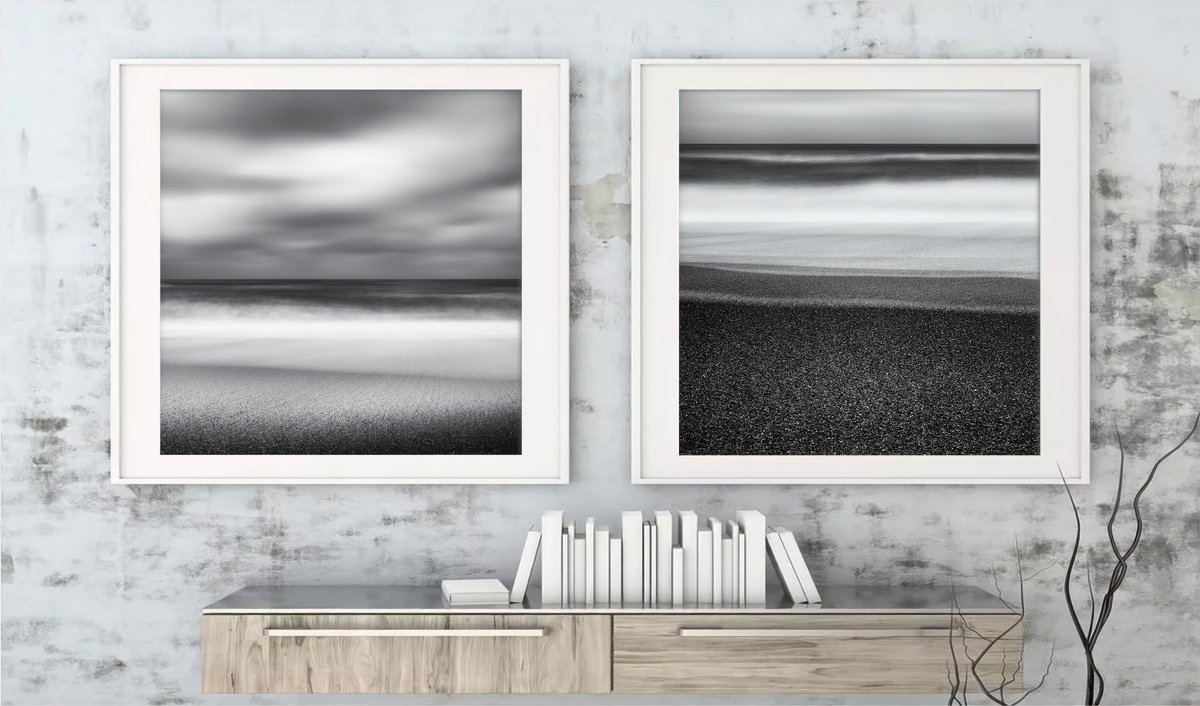 Expressive Landscape Photograph By Karim Carella, 51 X 26", Diptych N.1, Original Artwork