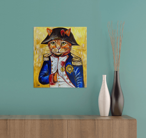 Ginger cat Napoleon Bonaparte