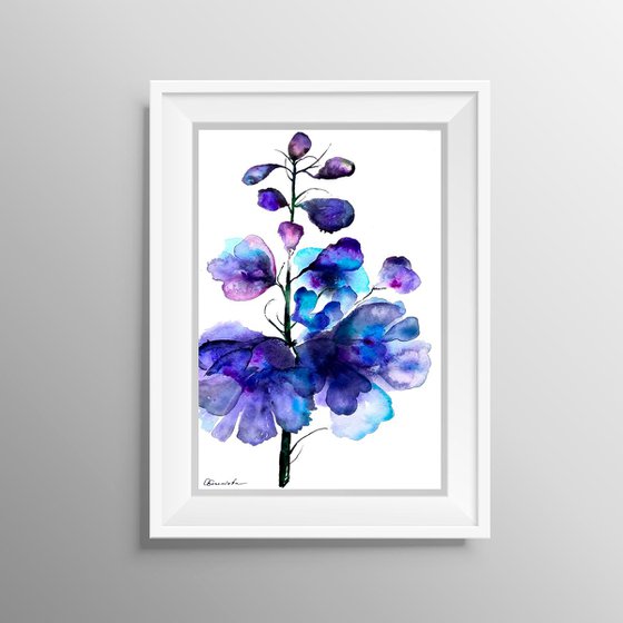 Purple. Botanical series #3