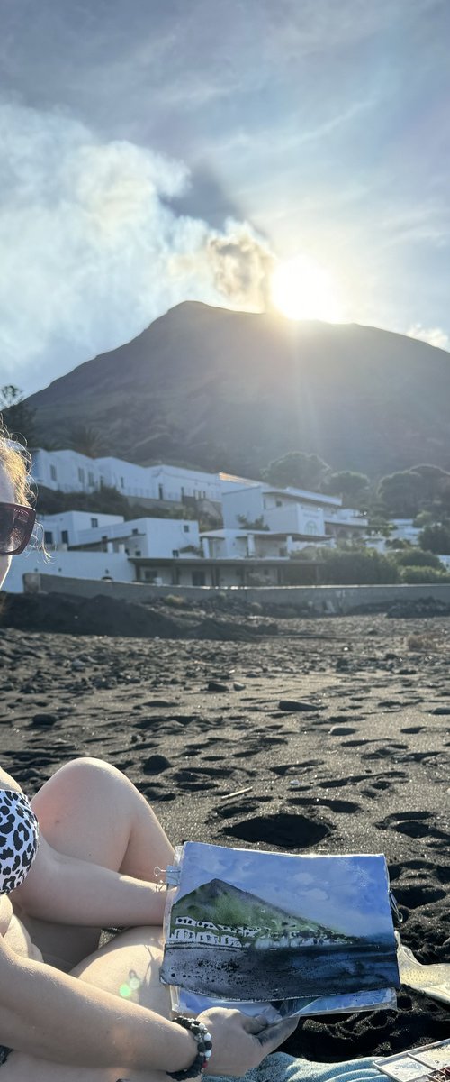 Aeolian Coast island Stromboli by Yuliia Sharapova