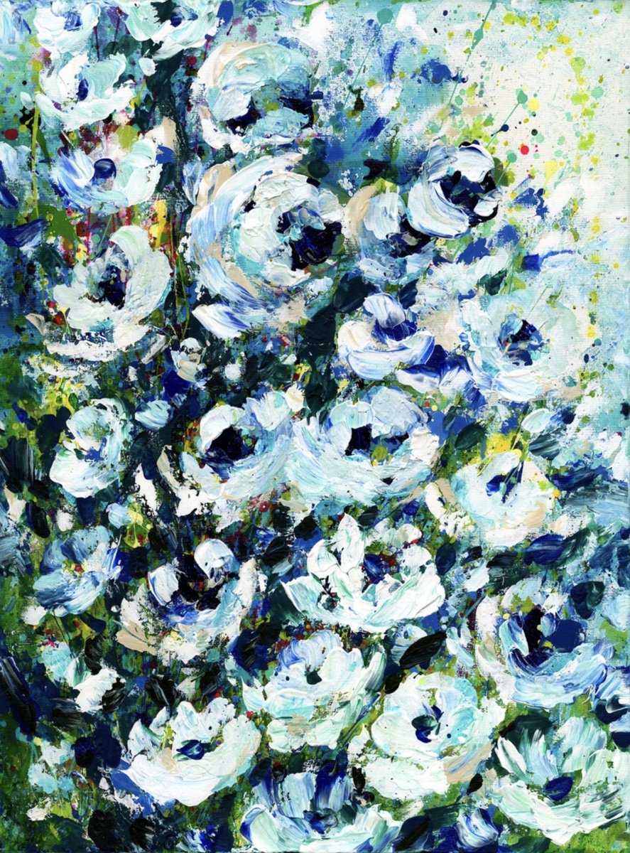  Garden Joy By Kathy Morton Stanion, 18 X 24, Artwork For Sale On Artfinder
