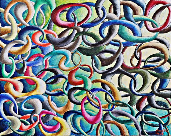 Cadena de favores . Chain of favors.