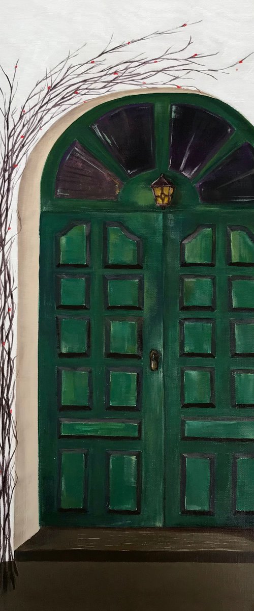 Green Door by Marina Deryagina