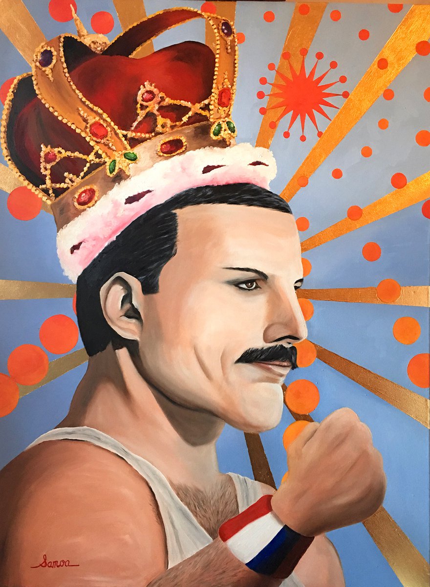 Freddie Mercury by Samoa