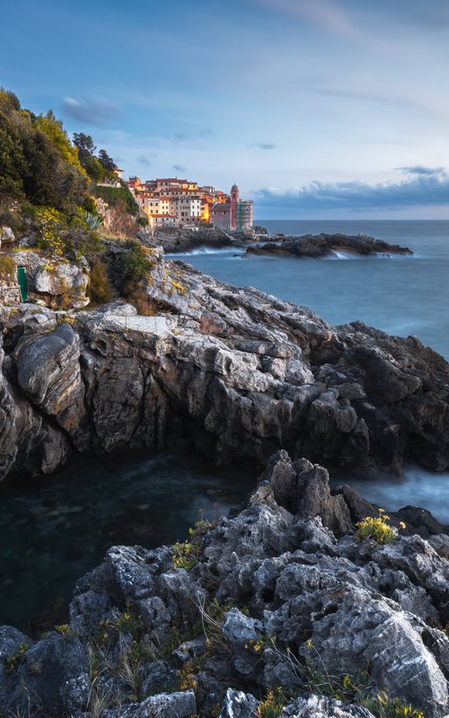 COLD SUNSET IN TELLARO by Giovanni Laudicina