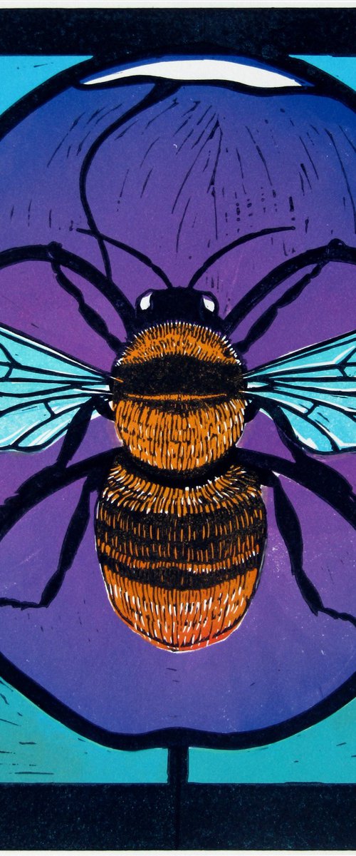 Bee Mosaic III by Rebecca Coleman