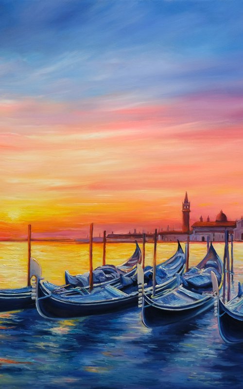 Venice Sunset by Behshad Arjomandi