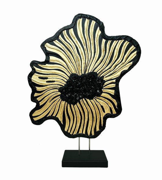 Golden fantasy flower.