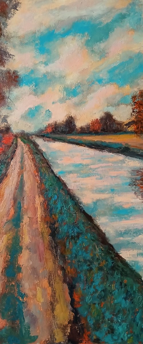 October landscape by Massimiliano Ligabue