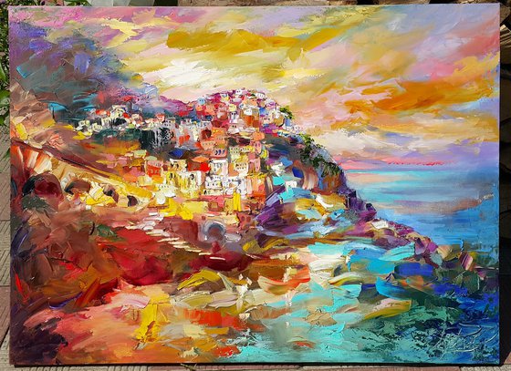 Manarola Evening Riomaggiore Province