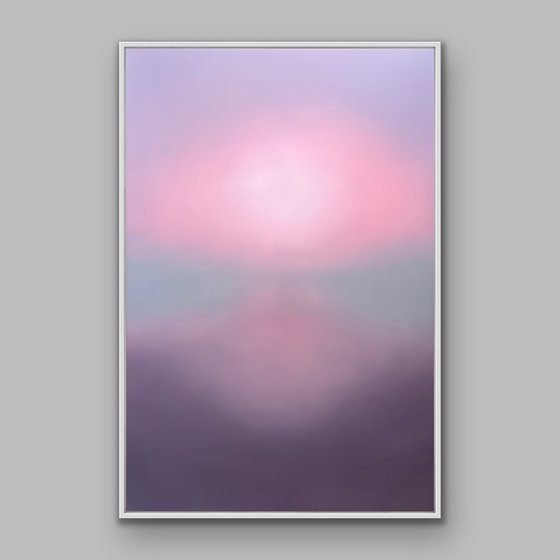 Pastel Abstract Mist Landscape