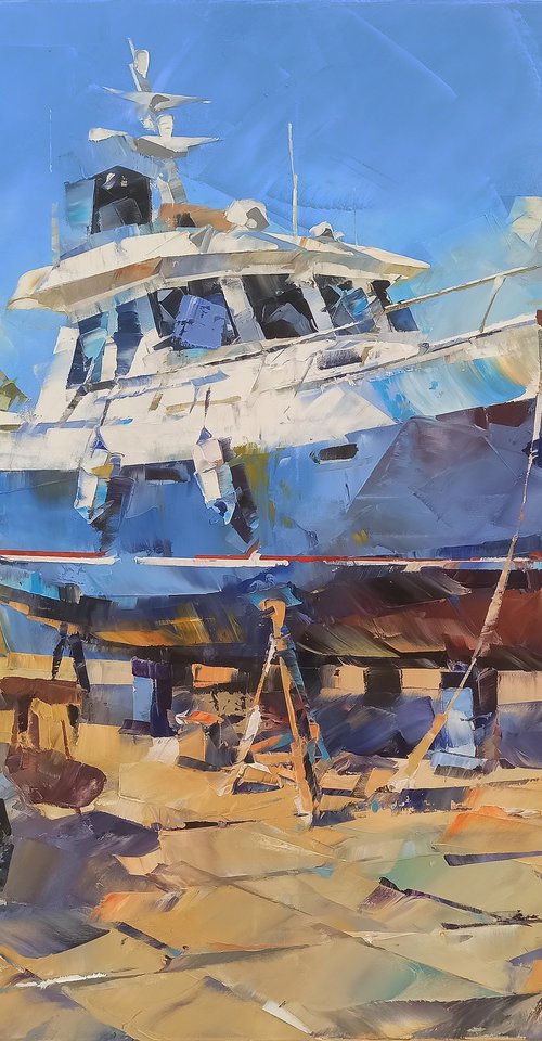 MIDDAY IN MARINA FRAPA by Volodymyr Glukhomanyuk