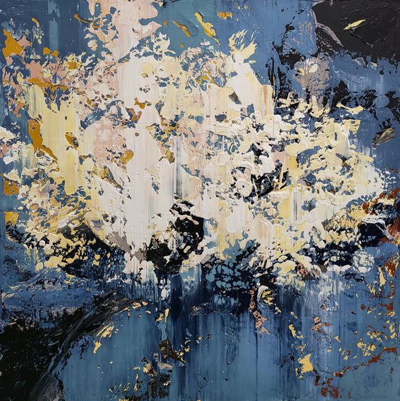 100x100cm. / abstract painting / Abstract 2296