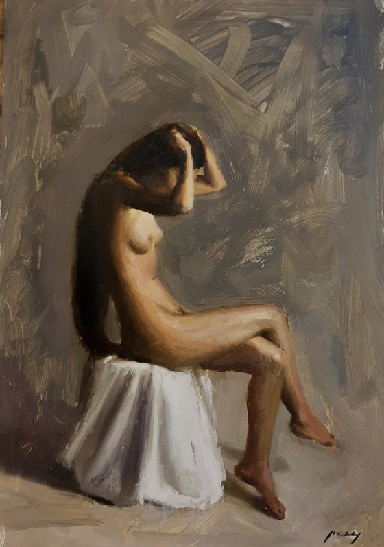 Study of a Seated Figure