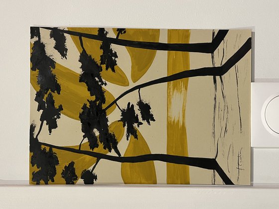 Ocher sun at Cap Coz