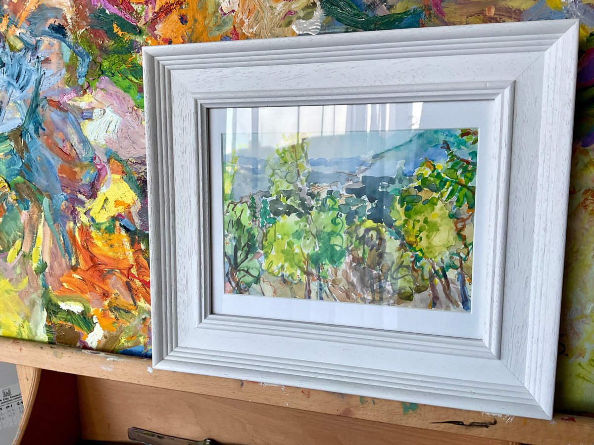 Expressive Watercolour , The Spring In Aquarelle By Lana Verdi, 14 X 12, Artwork For Sale On Artfinder