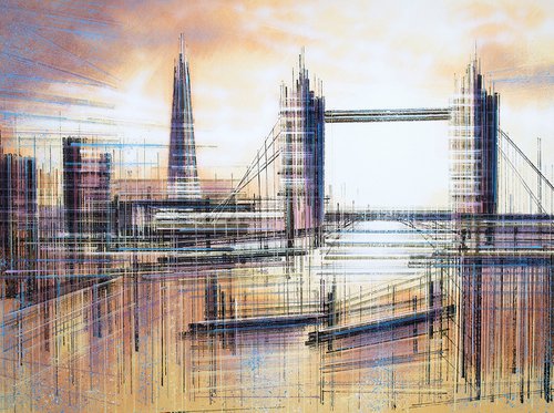 London Skyline At Dusk by Marc Todd
