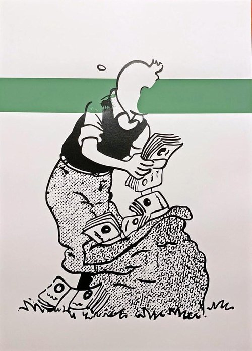 Tintin Cash (Green Stripe) by Carl Stimpson