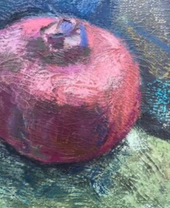 Still life with stripes draperies