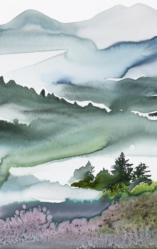 Mountainscape No. 6 by Elizabeth Becker