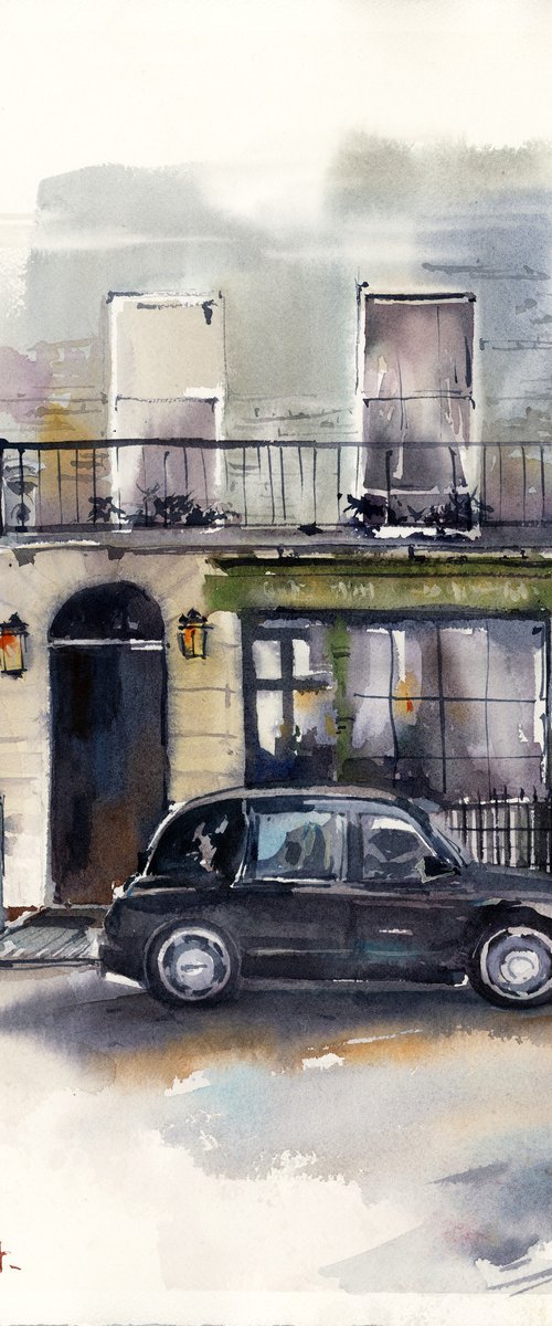 London Street Scene by Sophie Rodionov
