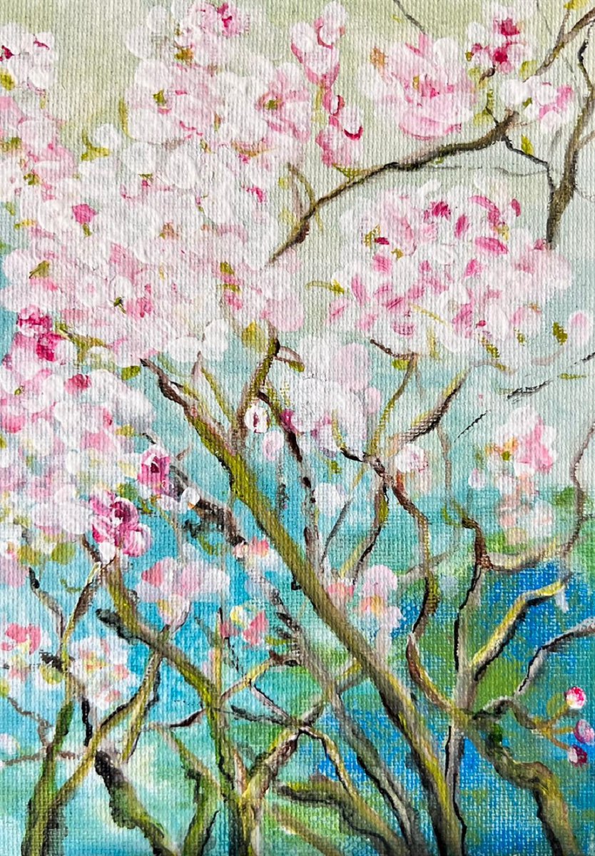  Blossom 2 By Shabs Beigh, 5 X 7, Artwork For Sale On Artfinder