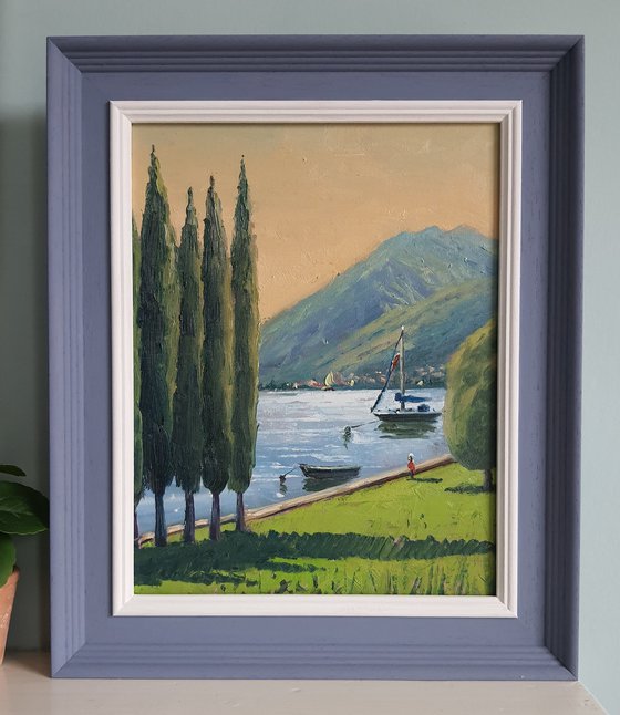 Vie of Lake Garda, Italy