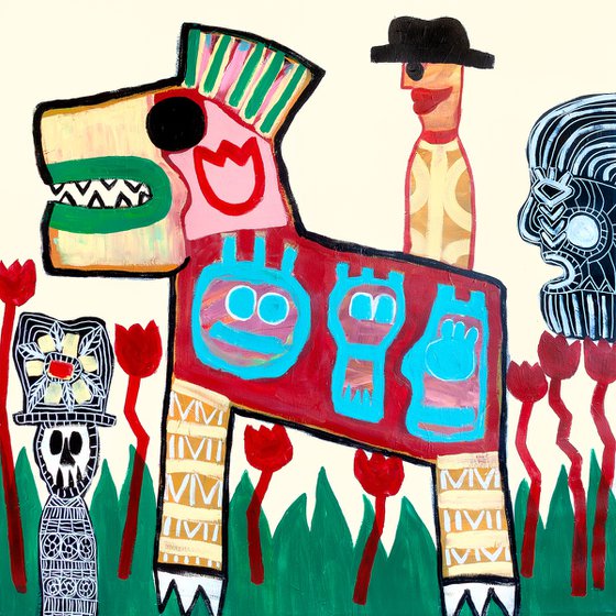 My Voffy Just Loves Tulips