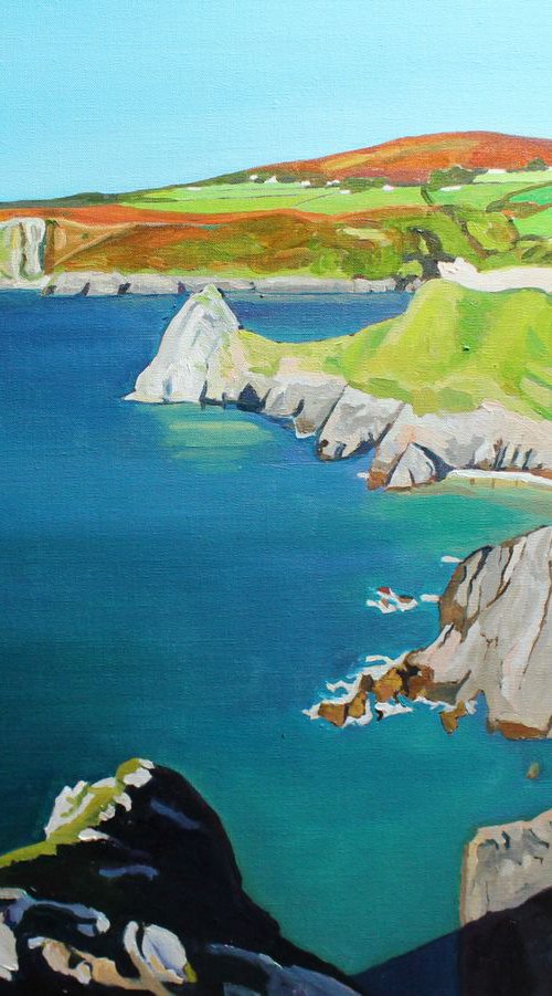 Three Cliffs, Autumn Light by Emma Cownie