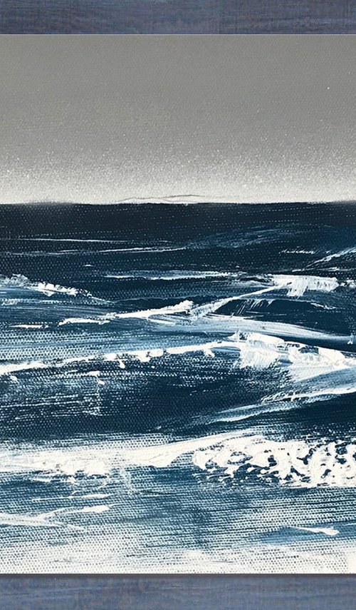 Sea Edge 24 With Blue Trawler by Bill McArthur