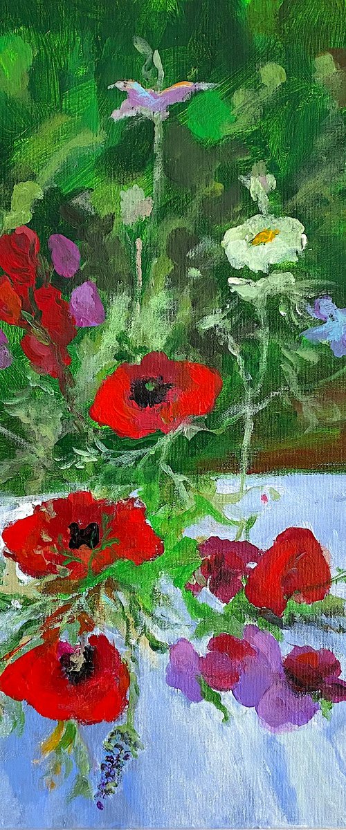 Whispers of Poppies in the Breeze by Mutlu Ertac