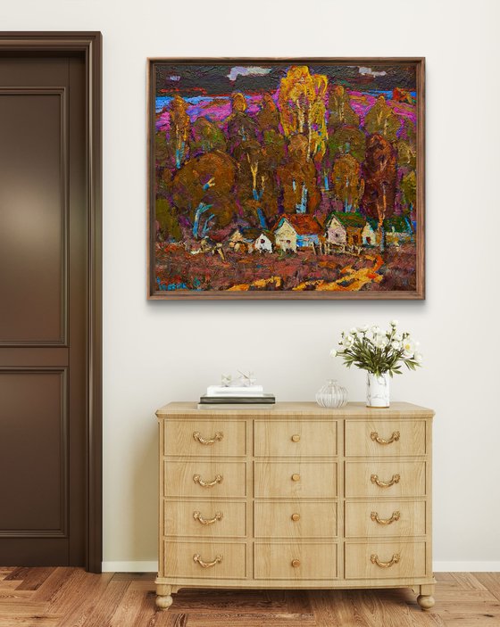 Evening Gold of the Forest