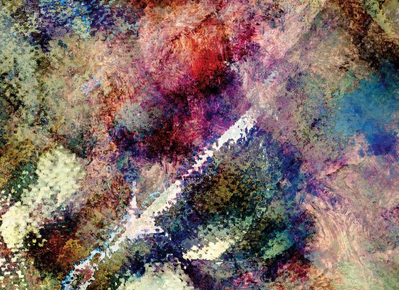Ecos en la arena IV/XL large original artwork