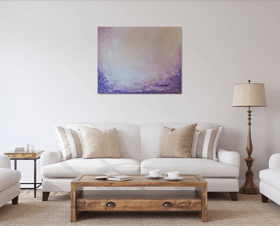Abstract Pink Landscape