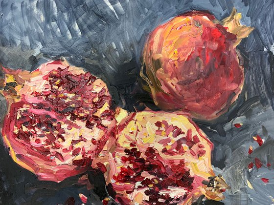 Pomegranates.