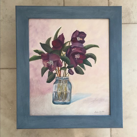 Hellebores in Oil