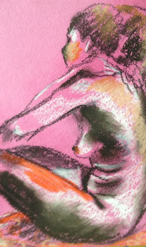 Sitting nude 13-01 by Oxana Raduga