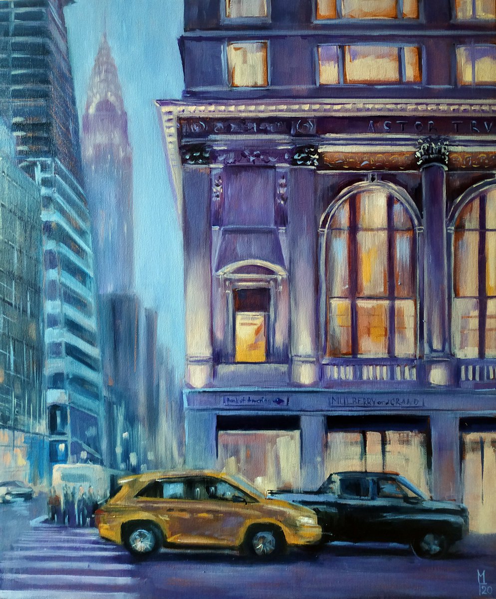 Fifth Avenue Manhattan New York by Mary Grinkevich