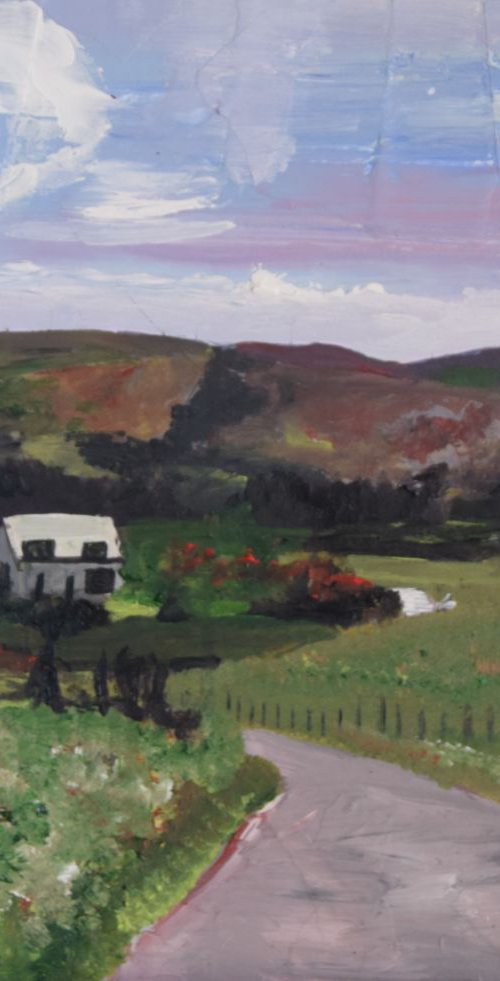 The Hills Above Eddleston, Scotland by Andrew  Reid Wildman