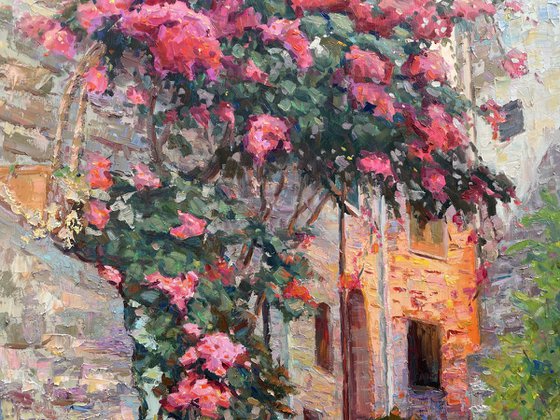 "Evening courtyard "