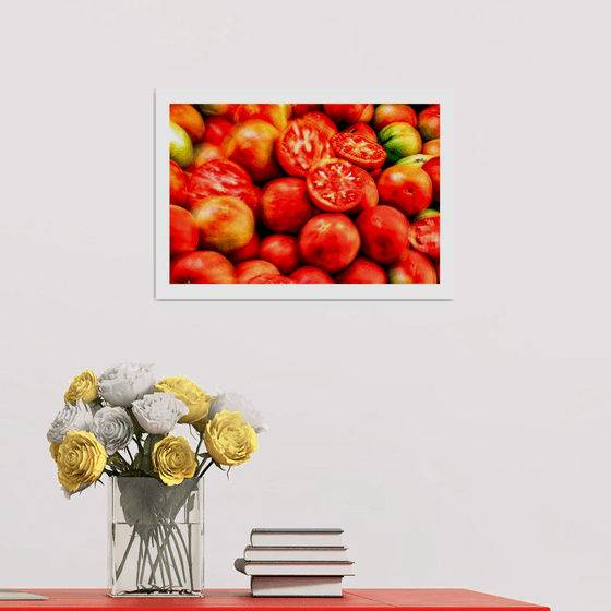 Tomatoes 2. Abstract Limited Edition 1/50 15x10 inch Photographic Print