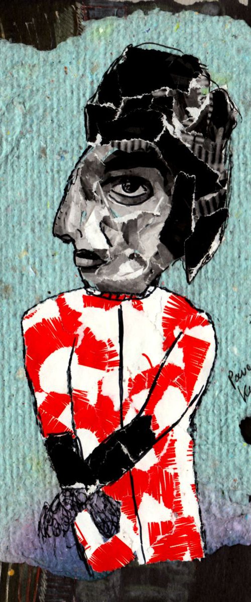Woman in red by Pavel Kuragin