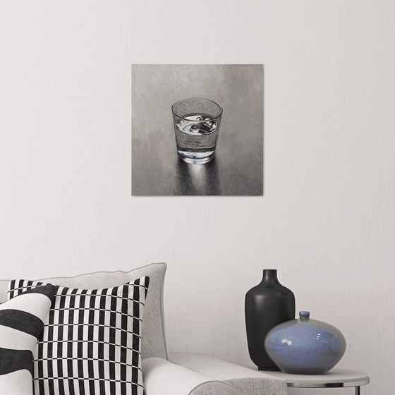 Glass of water. Still life