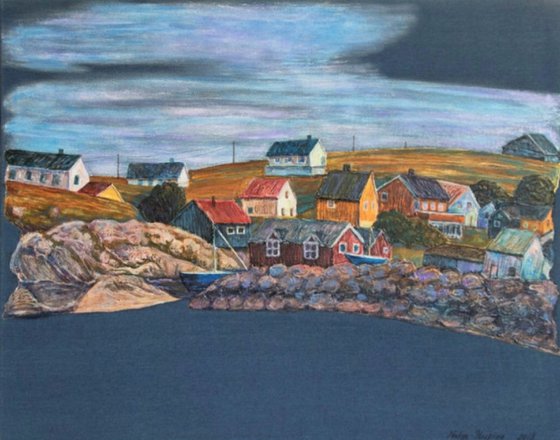 Denim series.Multicolor village