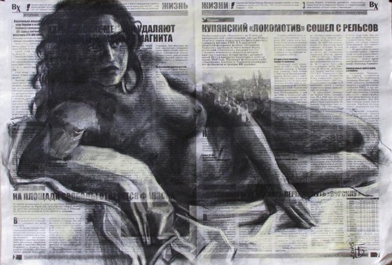 Nude model