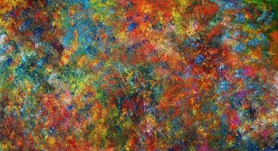 Abstract,red,yellow,orange,green, christmas sale was 1200 USD now 945 USD.