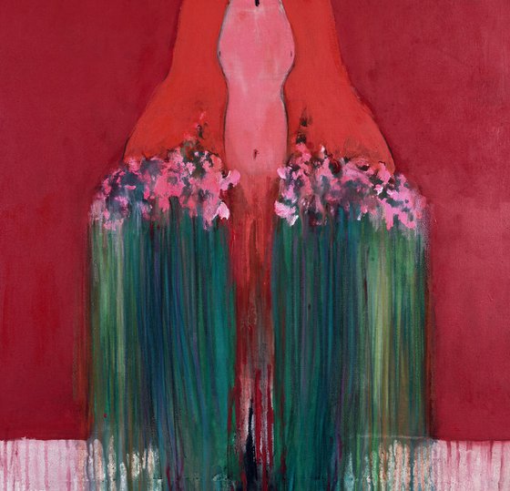 The Girl with Bouquet